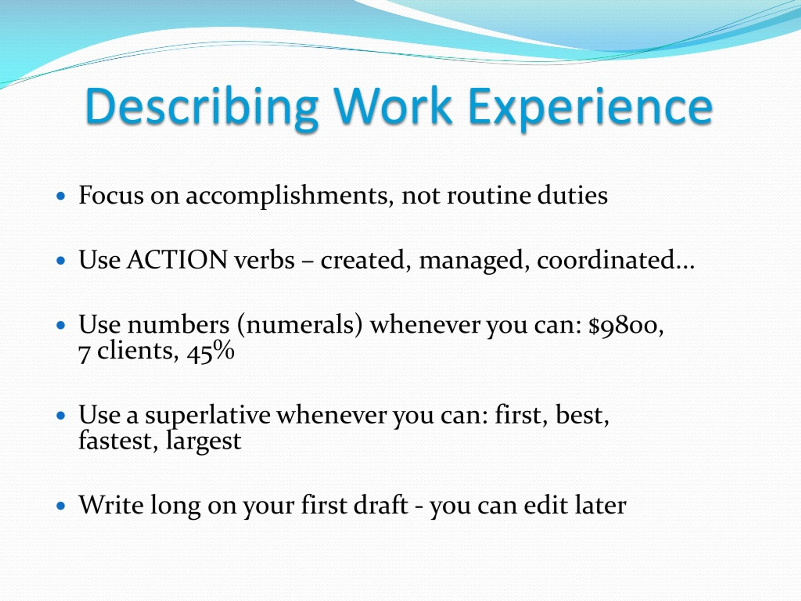 Work Experience Meaning And Examples LOWONGAN PEKERJAAN JOB VACANCY