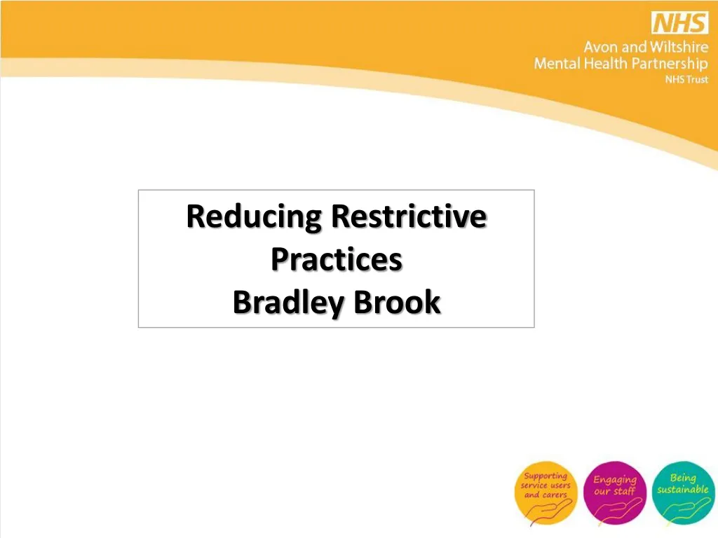 restrictive practice presentation