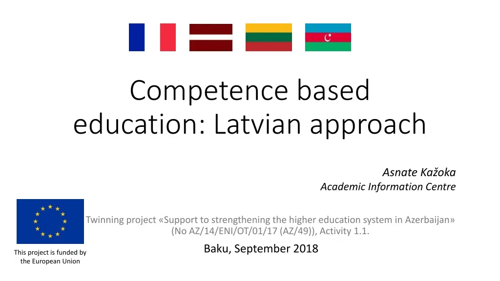 competence based education latvian approach n.