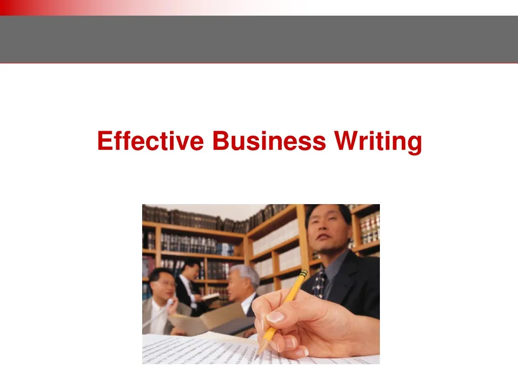 effective business writing n.