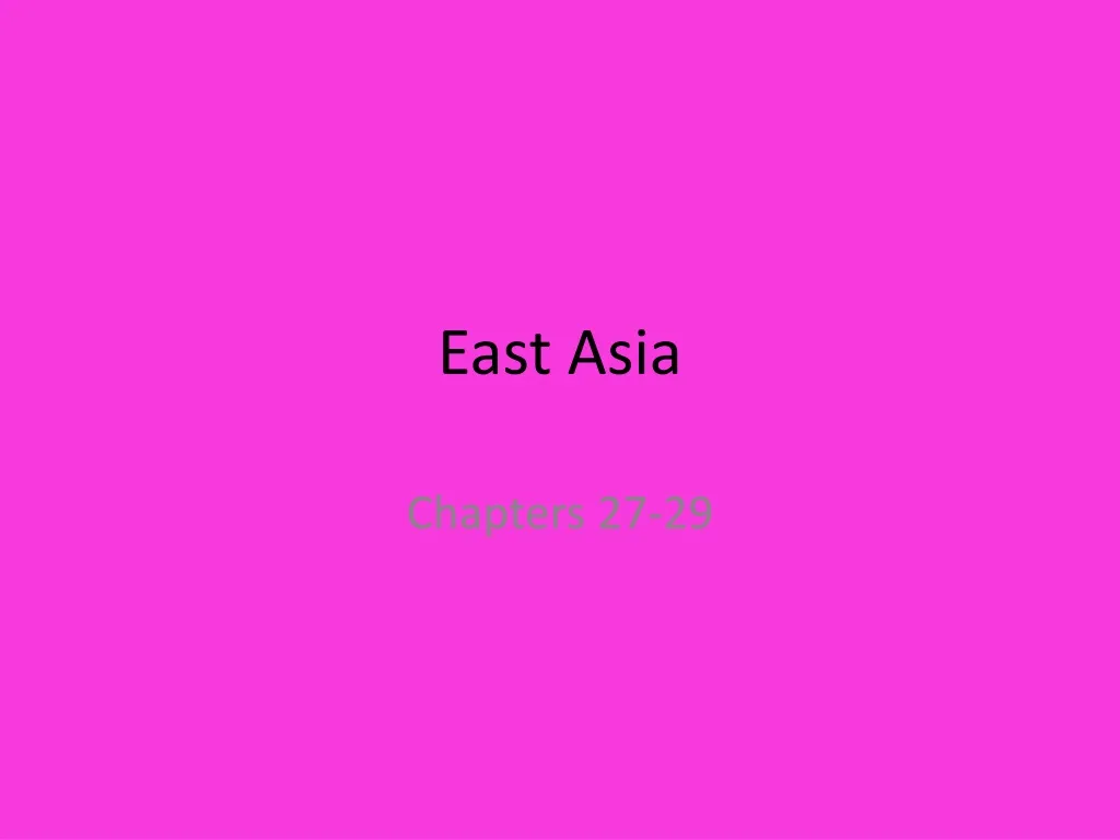 east asia n.