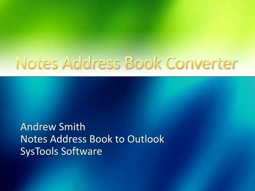 notes address book converter n.