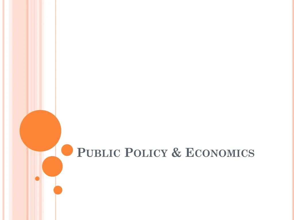 public policy economics n.