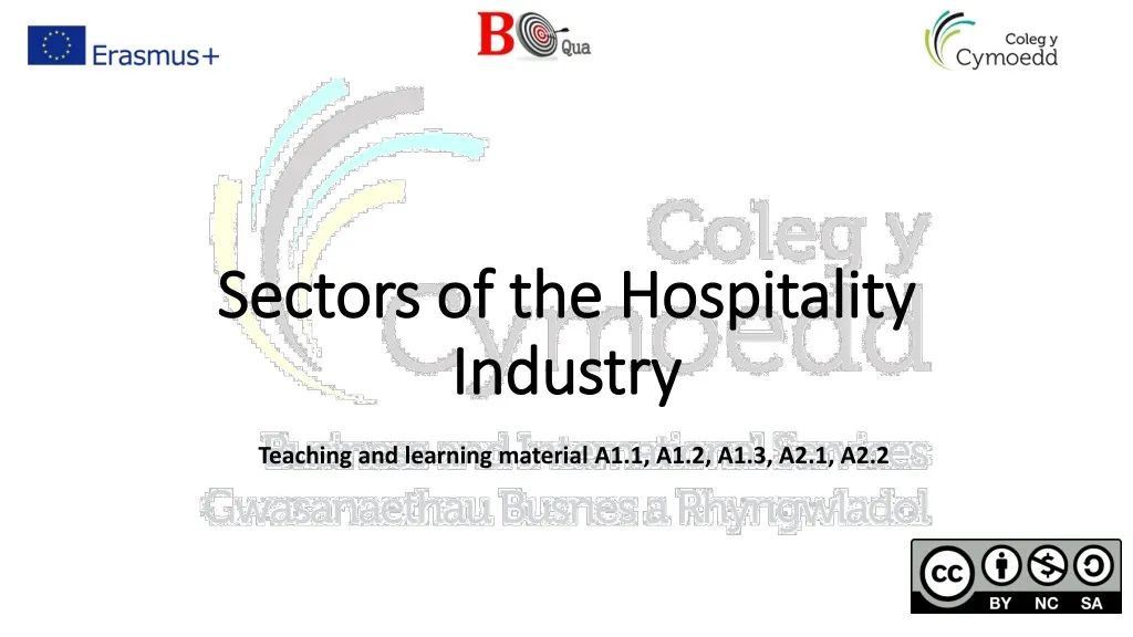 sectors of the hospitality industry n.