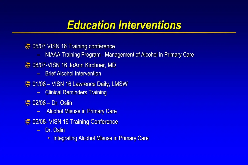 systematic review educational intervention