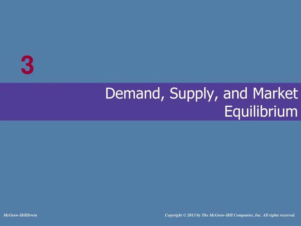 demand supply and market equilibrium n.