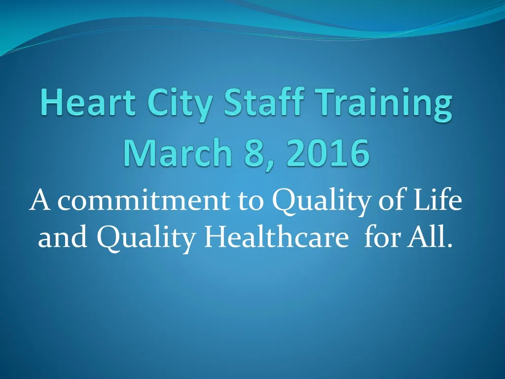 heart city staff training march 8 2016 n.