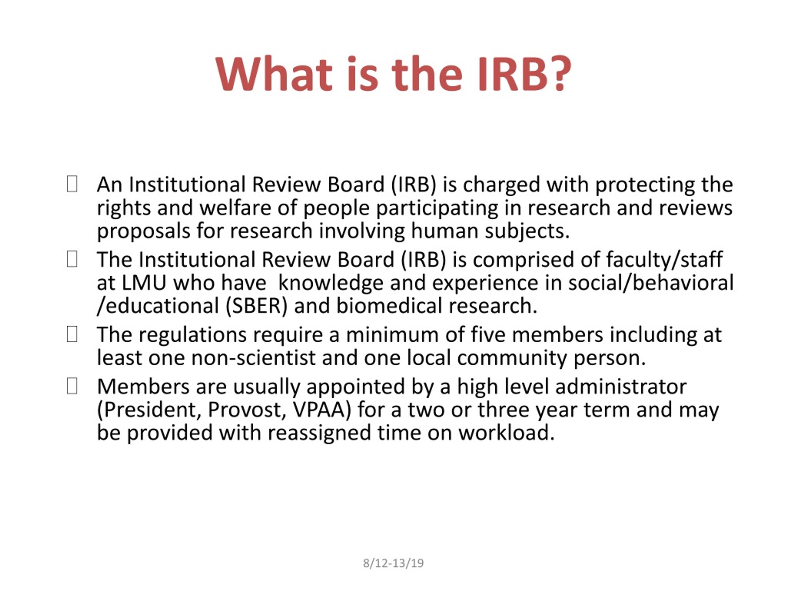 ppt-researchers-guide-to-the-lmu-institutional-review-board-irb