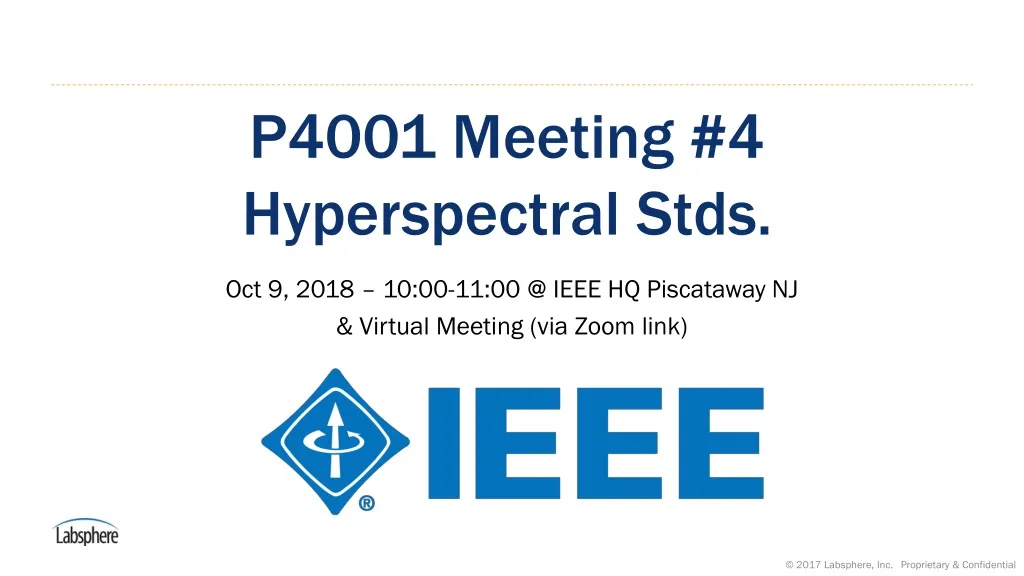 p4001 meeting 4 hyperspectral stds n.