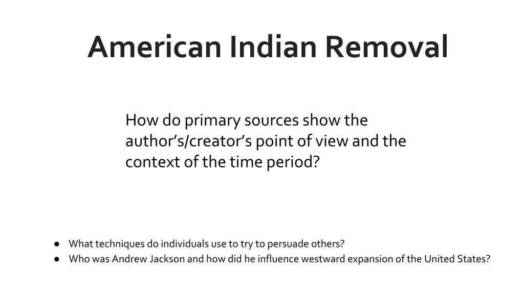 american indian removal n.