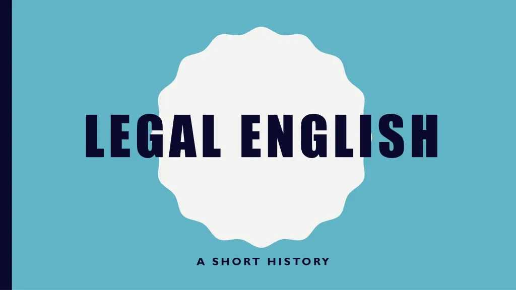 legal english n.