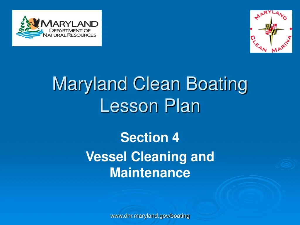 maryland clean boating lesson plan n.