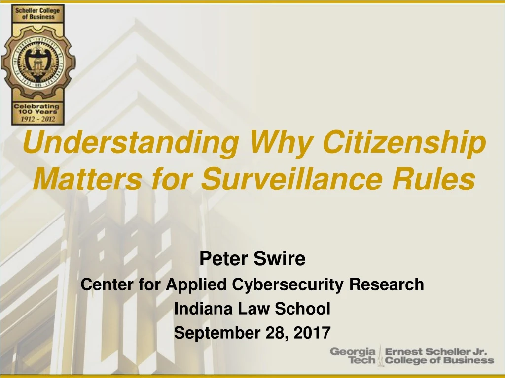 understanding why citizenship matters for surveillance rules n.