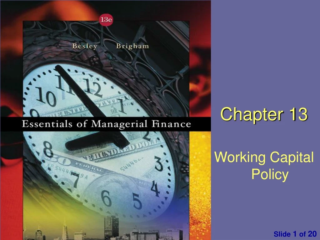 chapter 13 working capit al policy n.