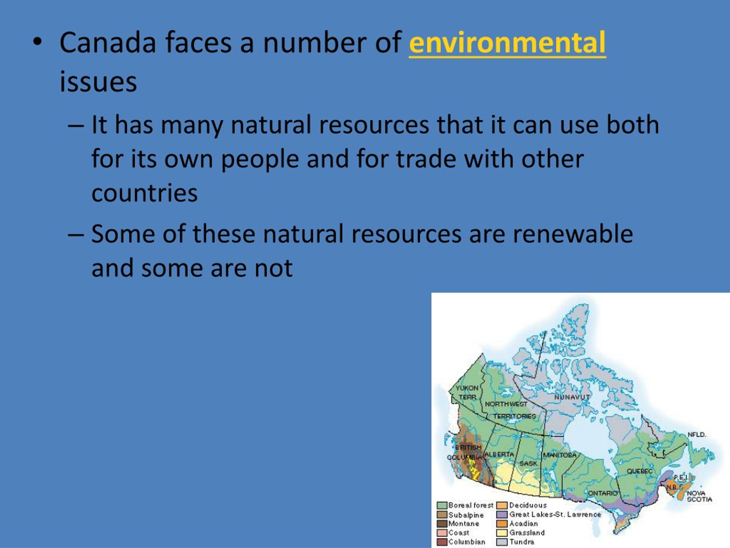 PPT - Environmental Issues In Canada PowerPoint Presentation, Free ...