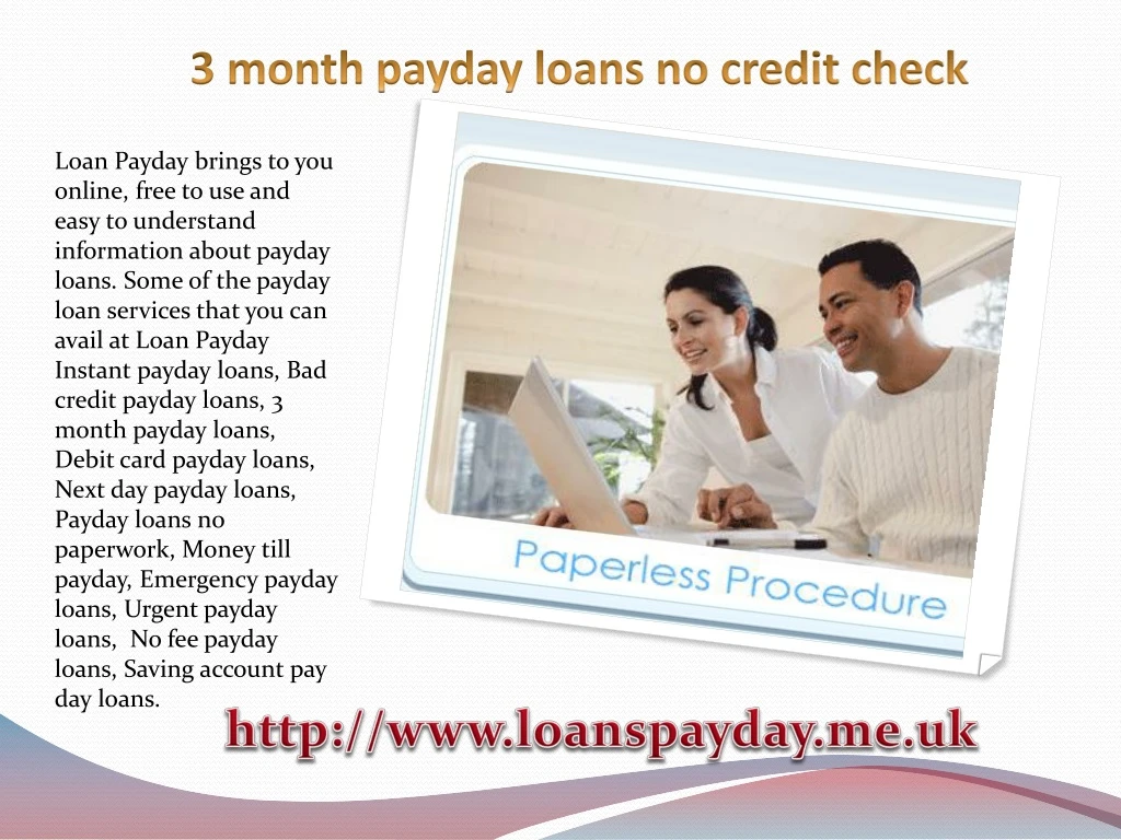 tips to get payday mortgage loan