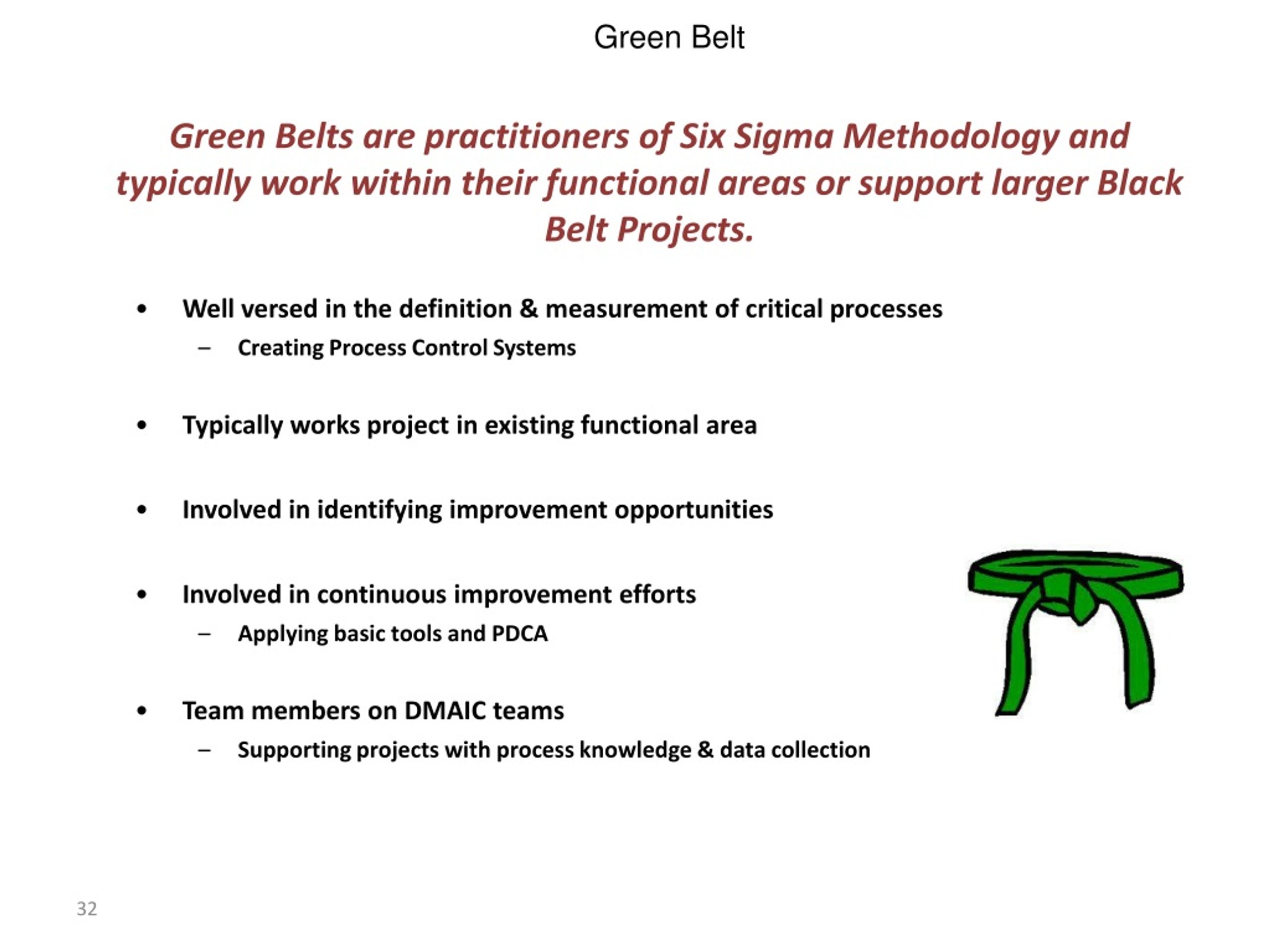 green belt capstone project pdf