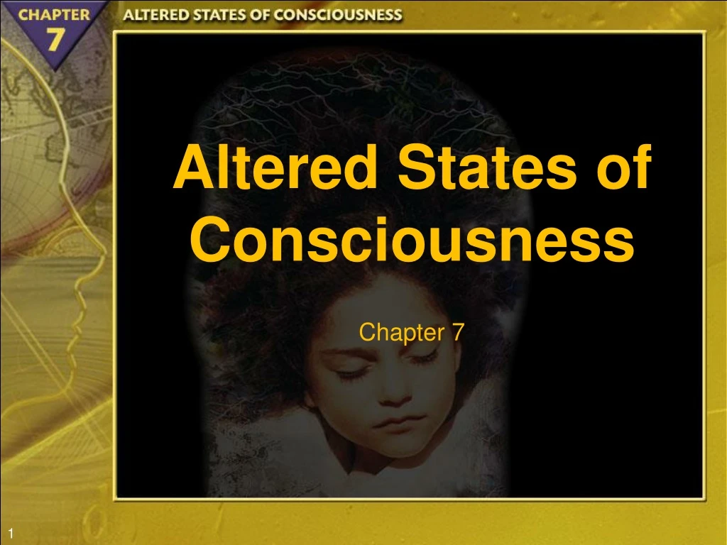 altered states of consciousness n.