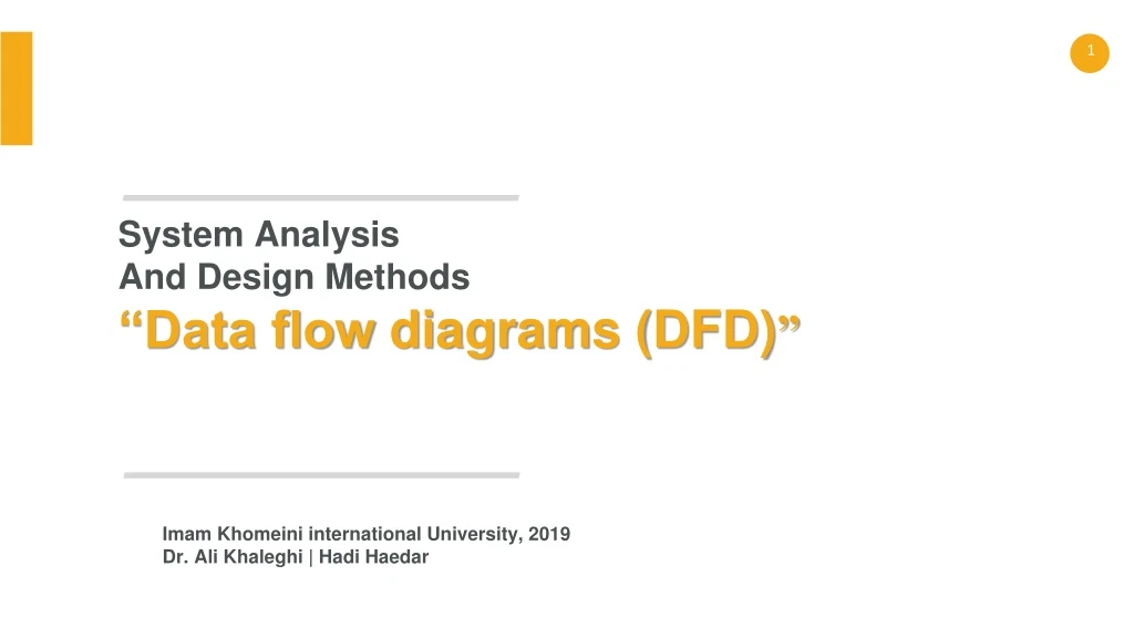system analysis and design methods data flow n.