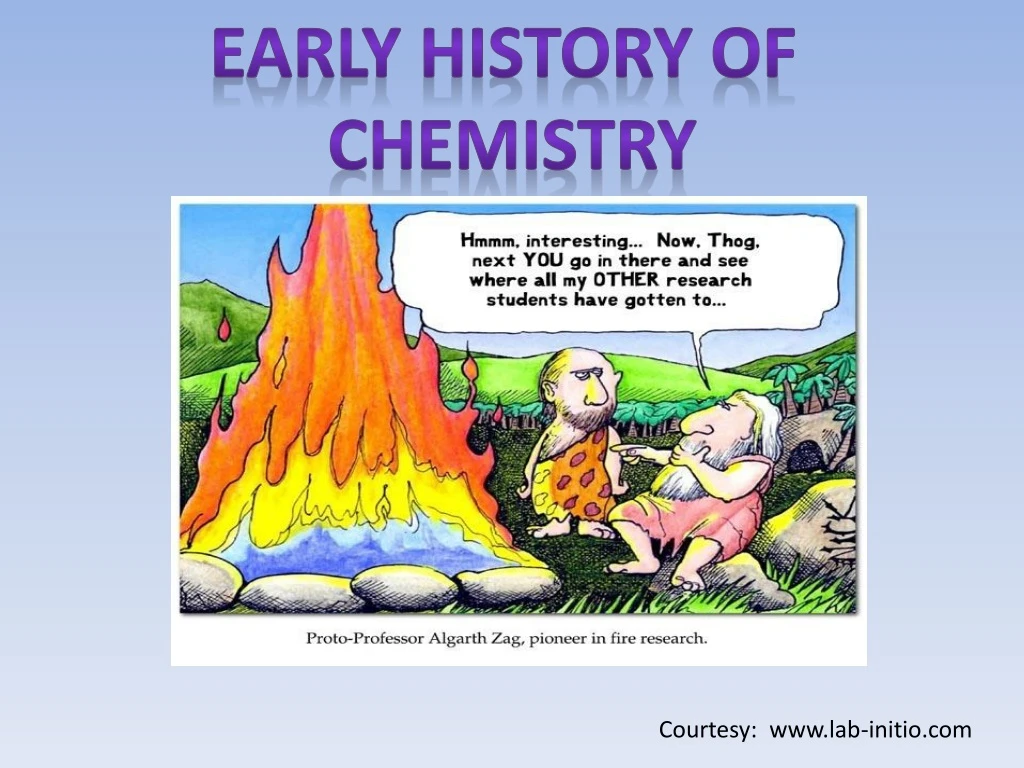 early history of chemistry n.
