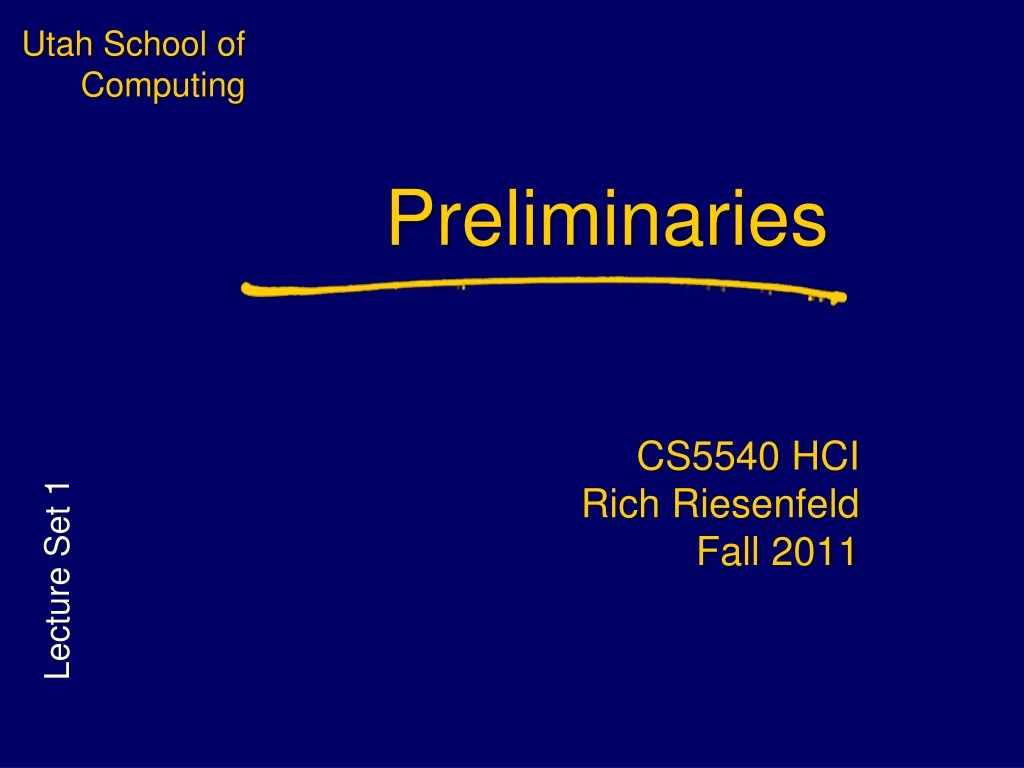 PPT - Preliminaries PowerPoint Presentation, free download - ID:255882