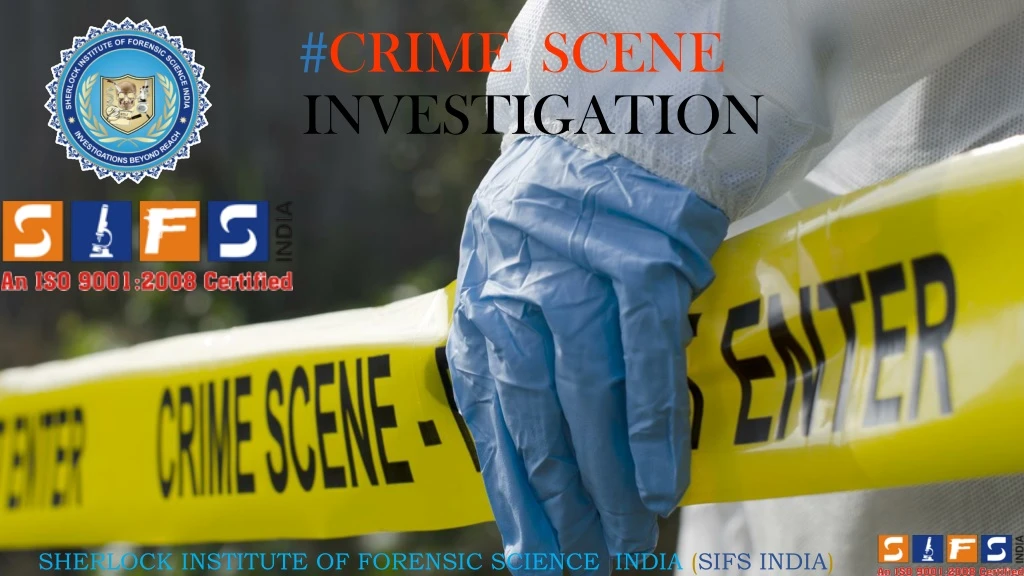 crime scene investigation n.