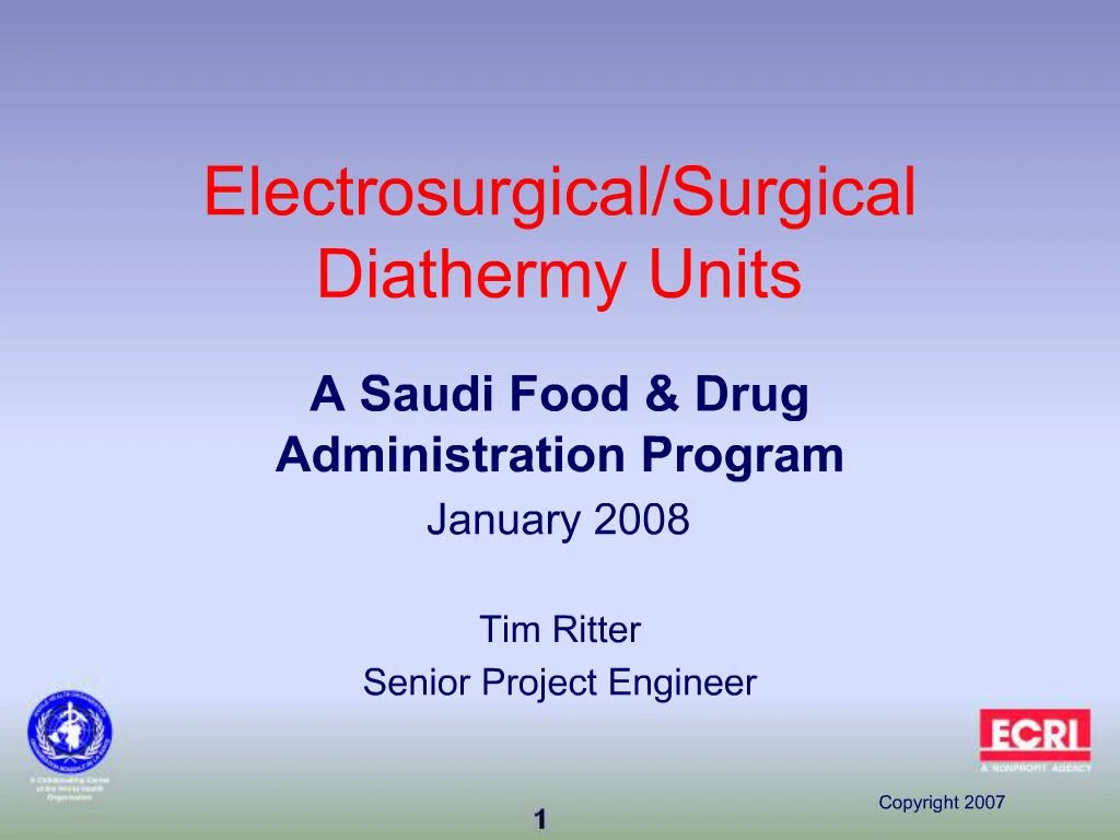 PPT Electrosurgical PowerPoint Presentation, free download ID256506