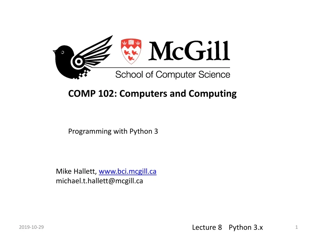 comp 102 computers and computing n.