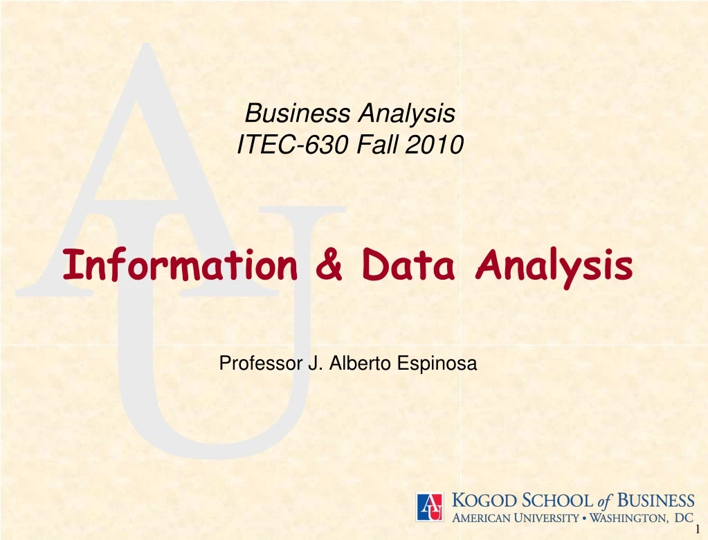 business analysis itec 630 fall 2010 n.