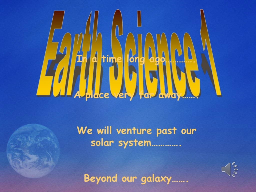earth science 1 n.