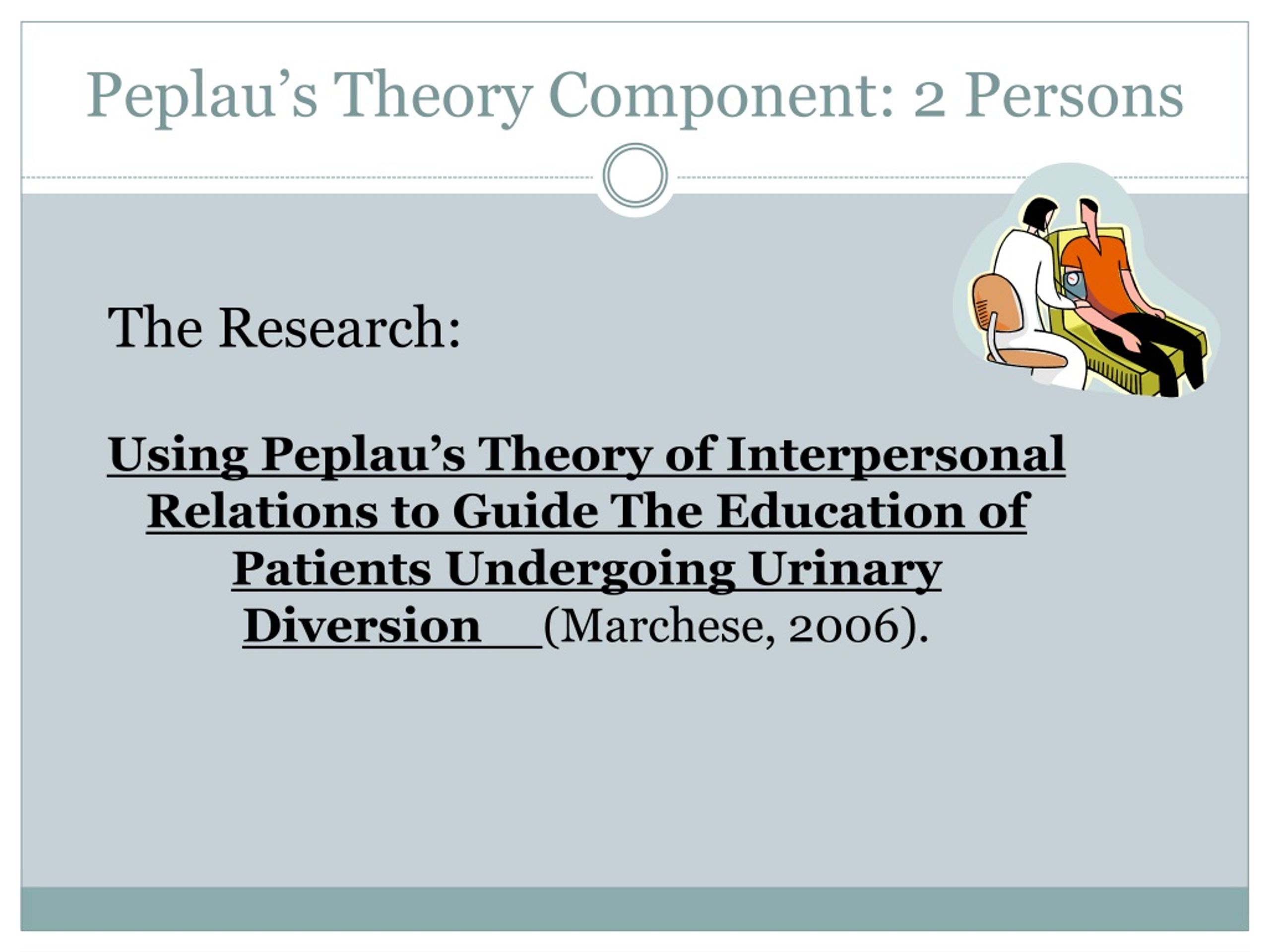 describe the phases of the nurse-patient relationship as defined by peplau