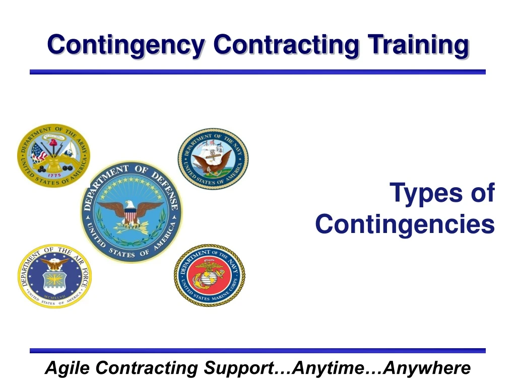 PPT - Contingency Contracting Training PowerPoint Presentation, Free ...