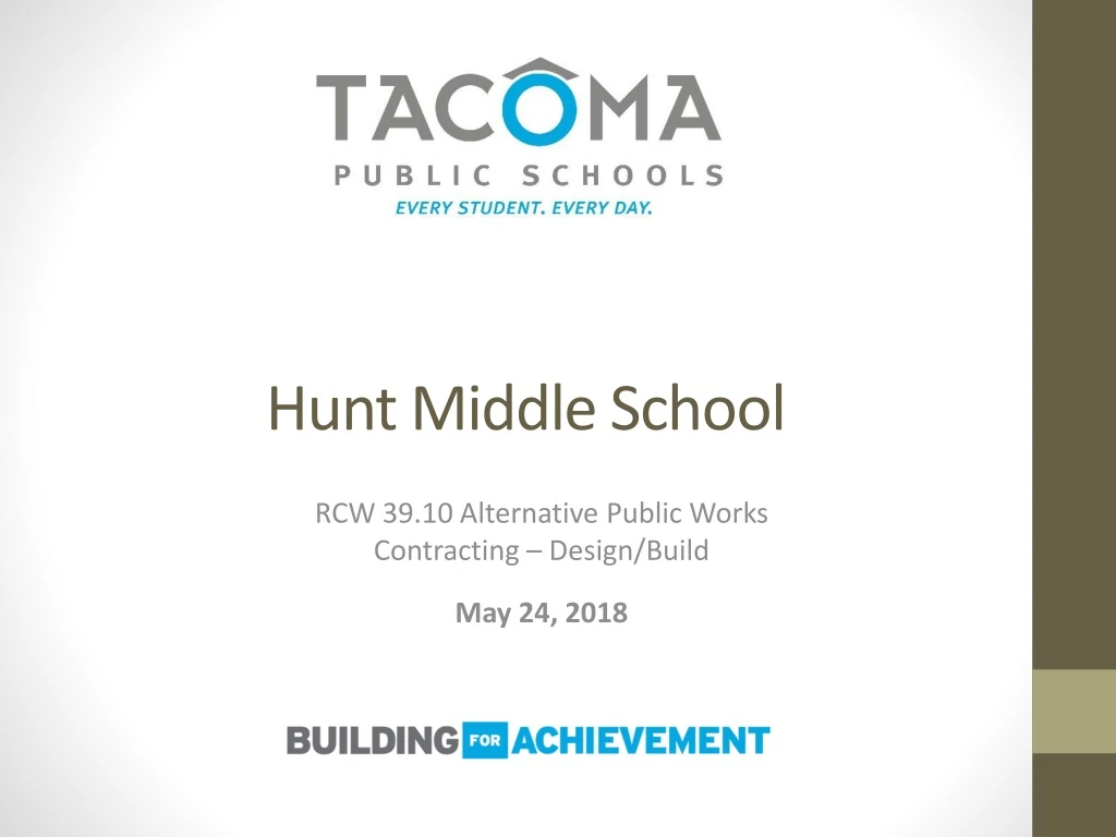 hunt middle school n.