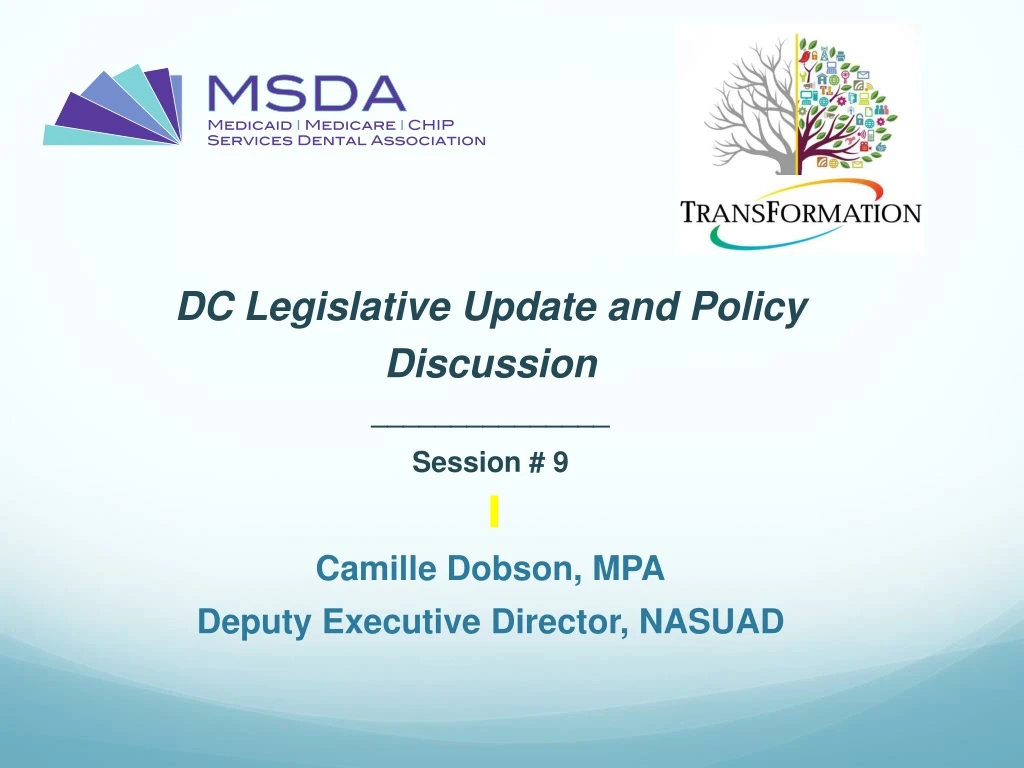 dc legislative update and policy discussion n.