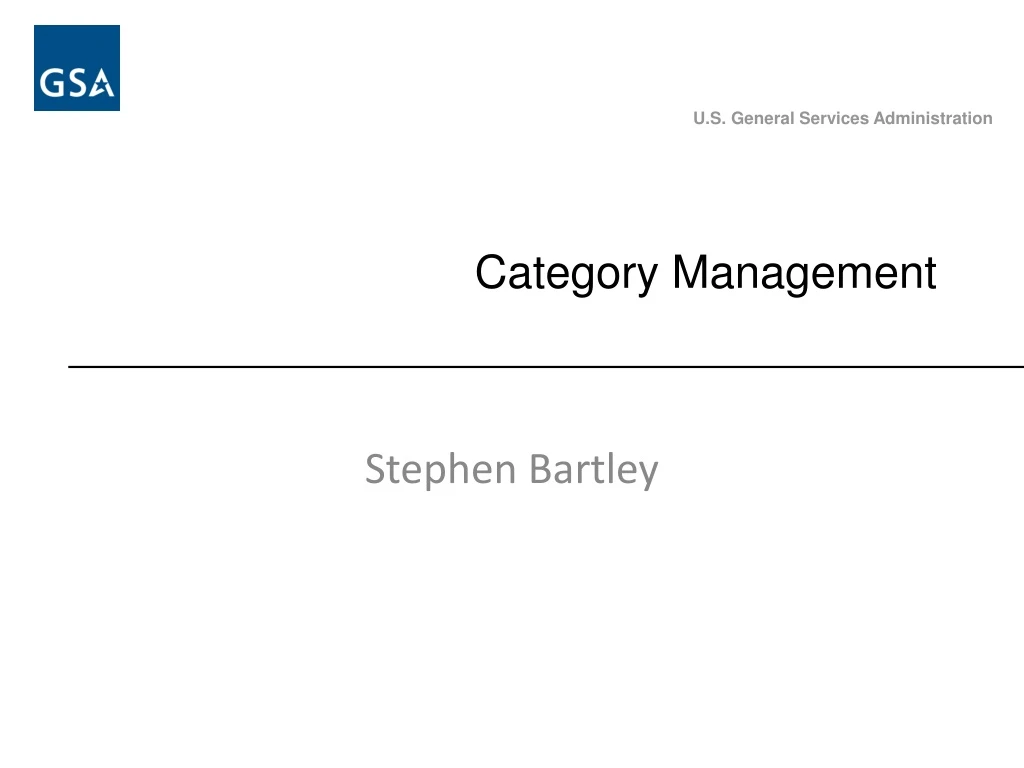 category management n.
