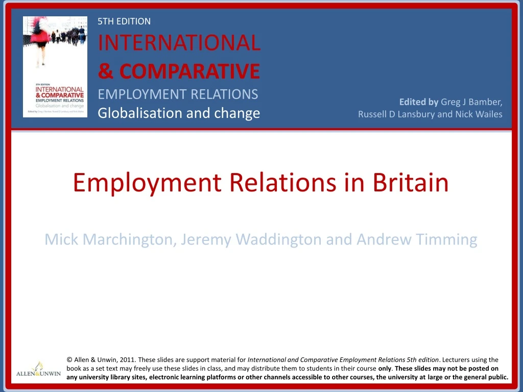 employment relations in britain mick marchington n.