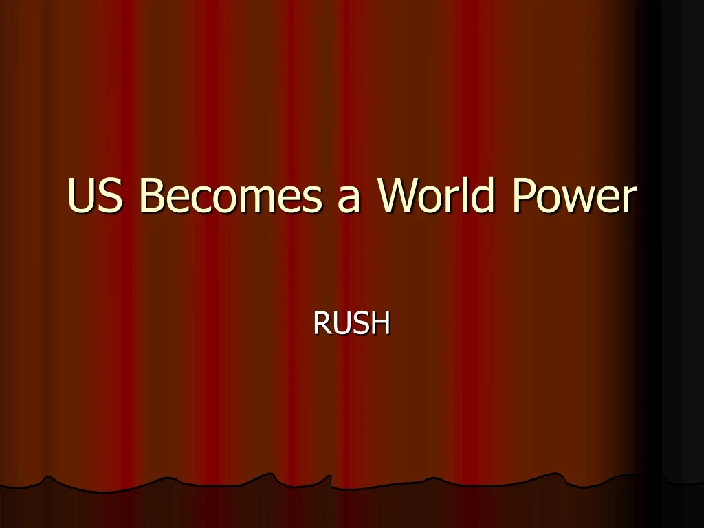 us becomes a world power n.