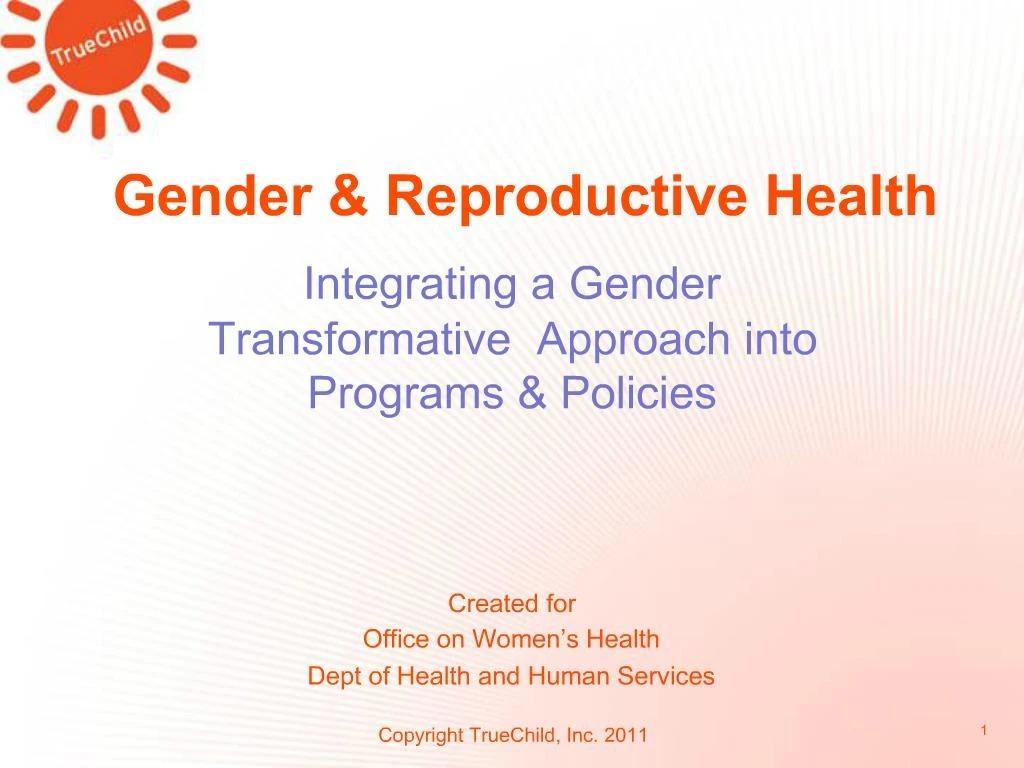 Ppt Gender Reproductive Health Powerpoint Presentation Free Download Id265118 