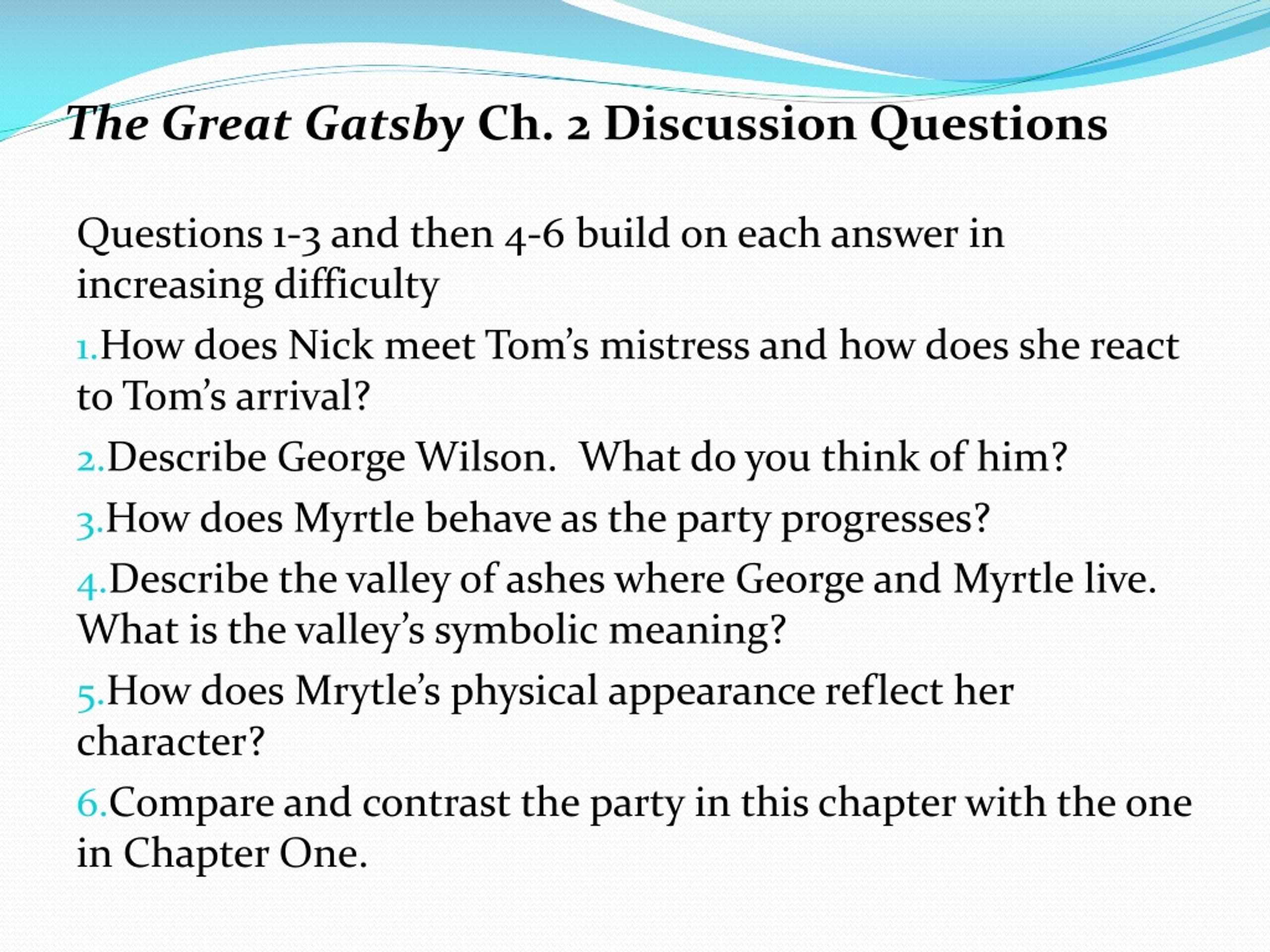 PPT - Symbols in The Great Gatsby PowerPoint Presentation, free