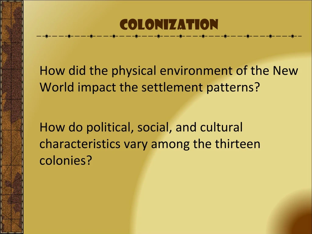 colonization n.