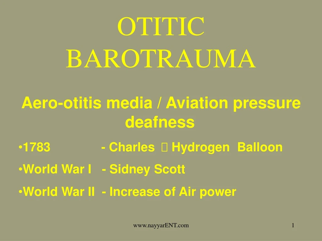 treatment for sinus barotrauma