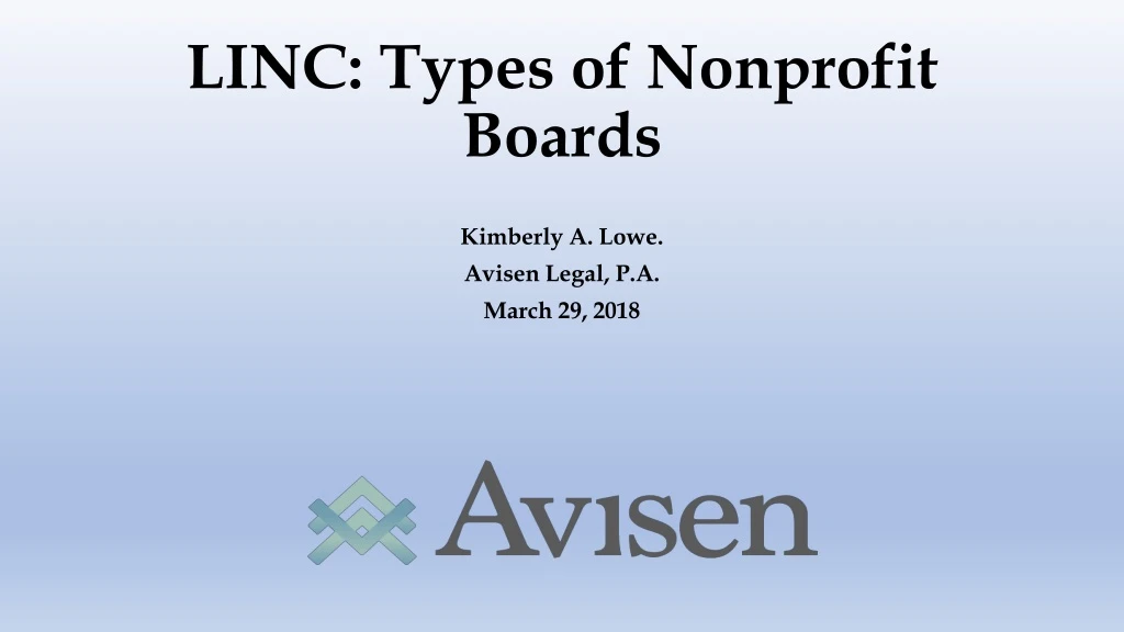 linc types of nonprofit boards n.