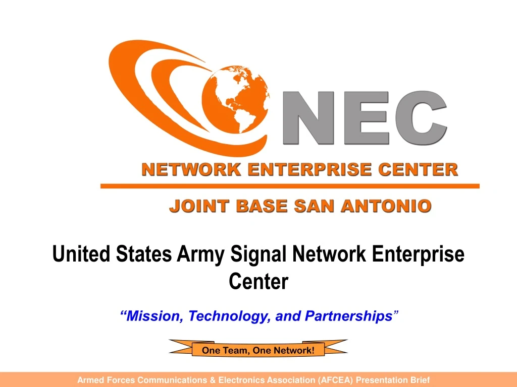 united states army signal network enterprise n.