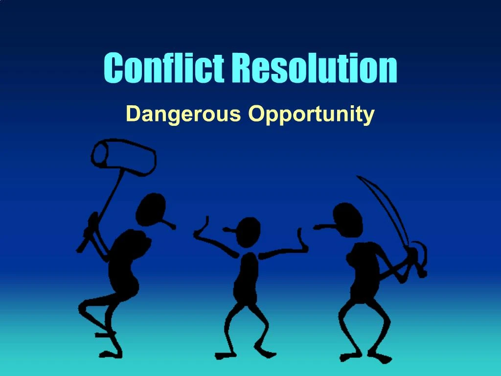 PPT - Conflict Resolution PowerPoint Presentation, Free Download - ID ...