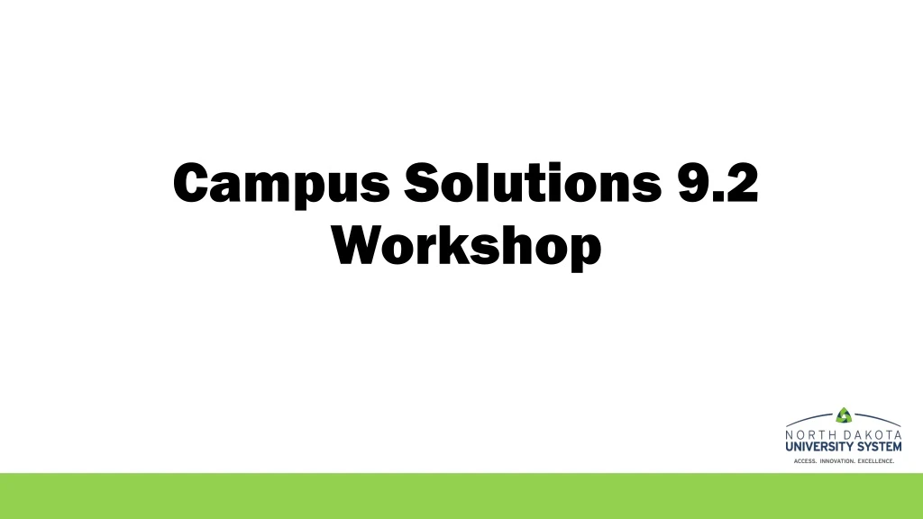 campus solutions 9 2 workshop n.