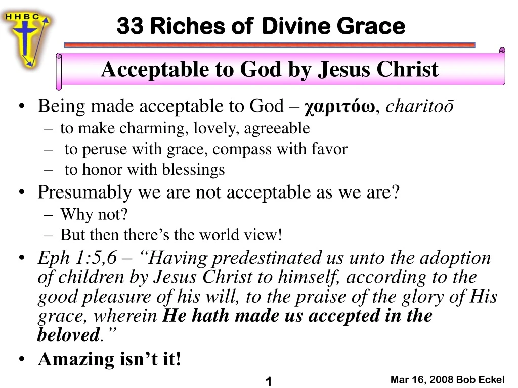 33 riches of divine grace n.