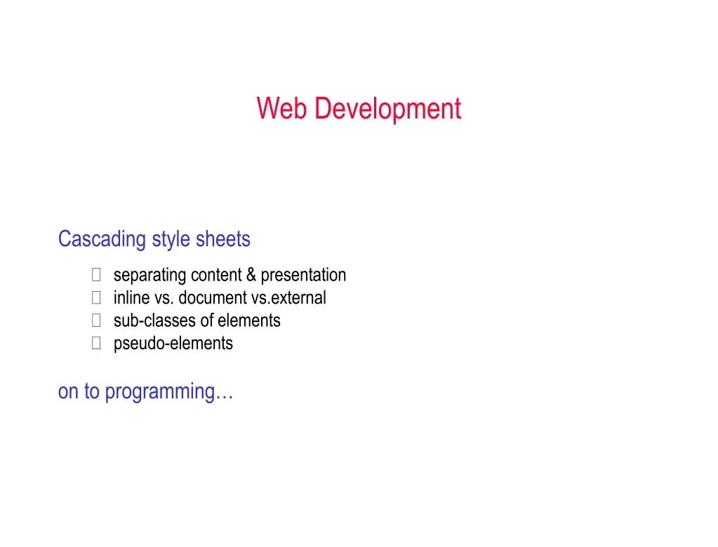 web development n.