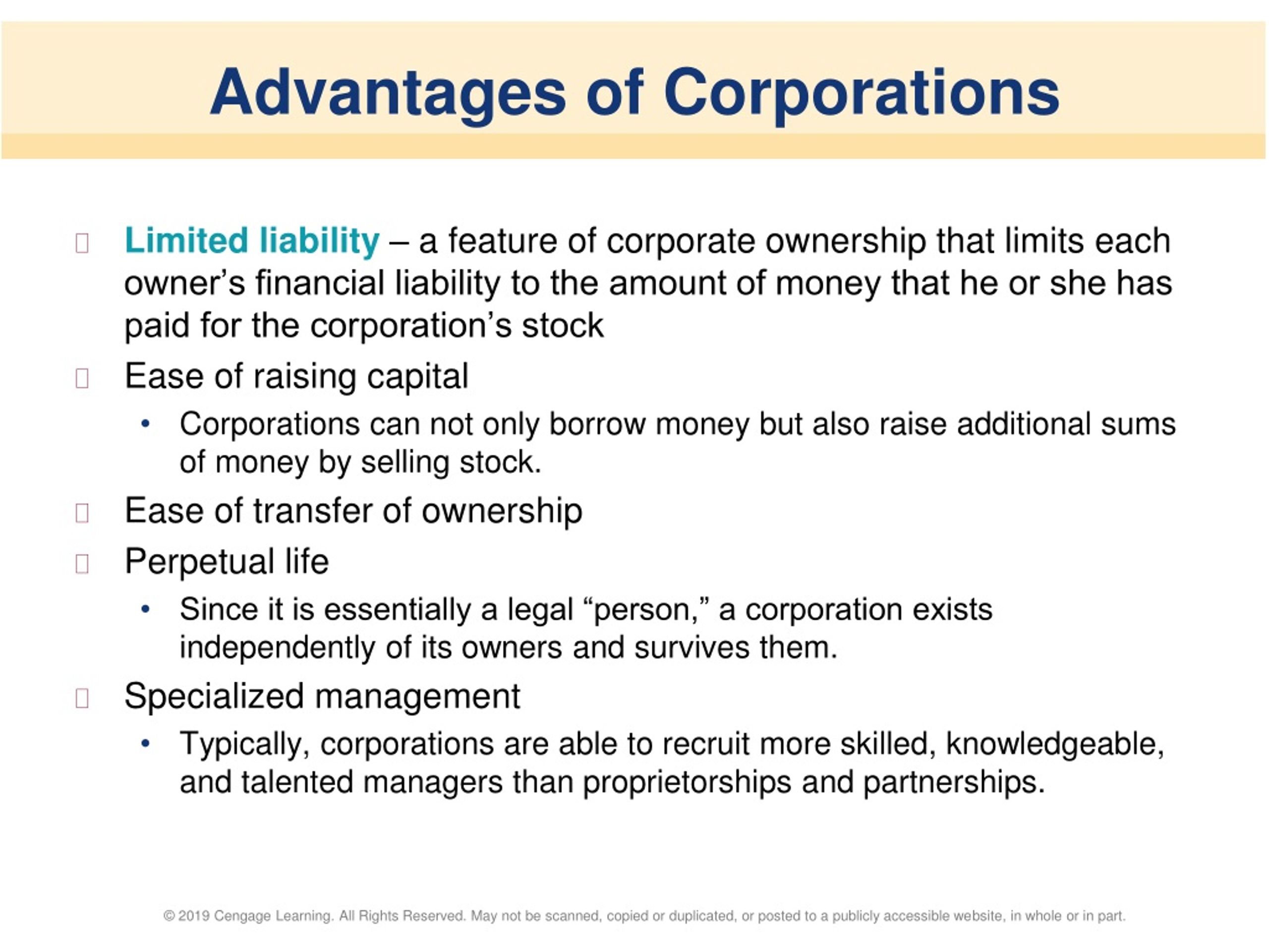 PPT Chapter 4 Choosing A Form Of Business Ownership PowerPoint 