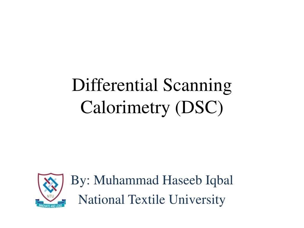 differential scanning calorimetry dsc n.