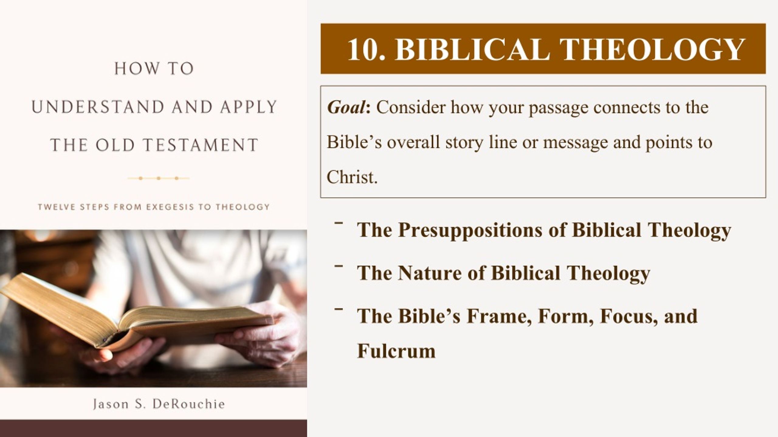 PPT - HOW TO UNDERSTAND AND APPLY THE OLD TESTAMENT PowerPoint ...